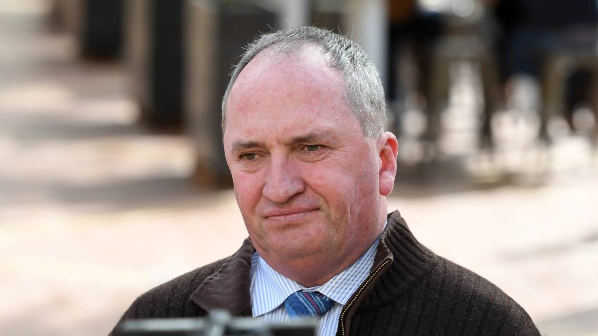 CLAIMS REJECTED: New England MP Barnaby Joyce has rejected claims he did not write reports in his role as special drought envoy. Photo: File