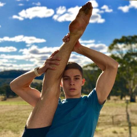 KEEP MOVING: Sydney Dance Company pre-professional year dancer Isaac Clark is excited to start his new chapter in life after hard work.
