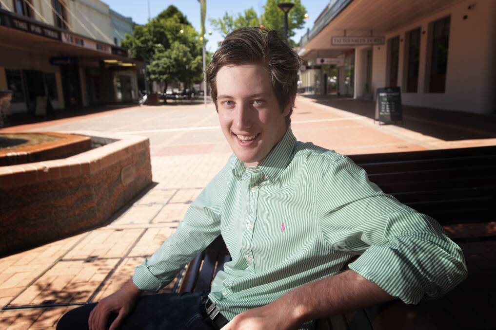 NEW LEADER: NSW Young Nationals chair Angus Webber. Photo: Peter Hardin