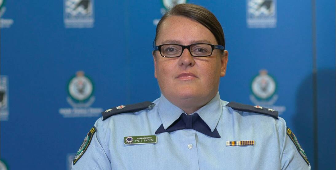 TARGETED: Oxley Police District commander Superintendent Kylie Endemi. Photo: NSW Police