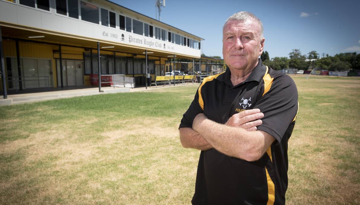 COSTLY MOVE: Tamworth Pirates Rugby Club president Mark Gallienne is hopeful the campers will return in April. Photo: Peter Hardin