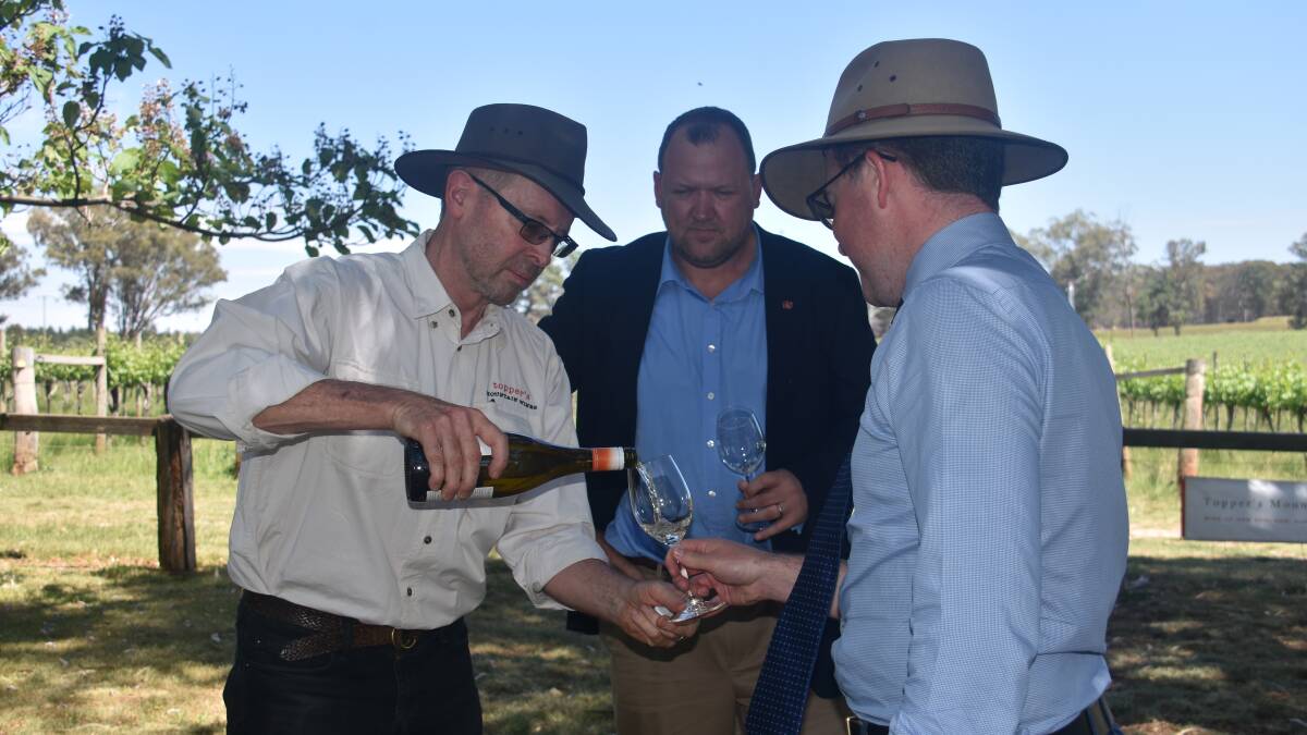 State Government announce $2 million wine marketing campaign at Topper’s Mountain