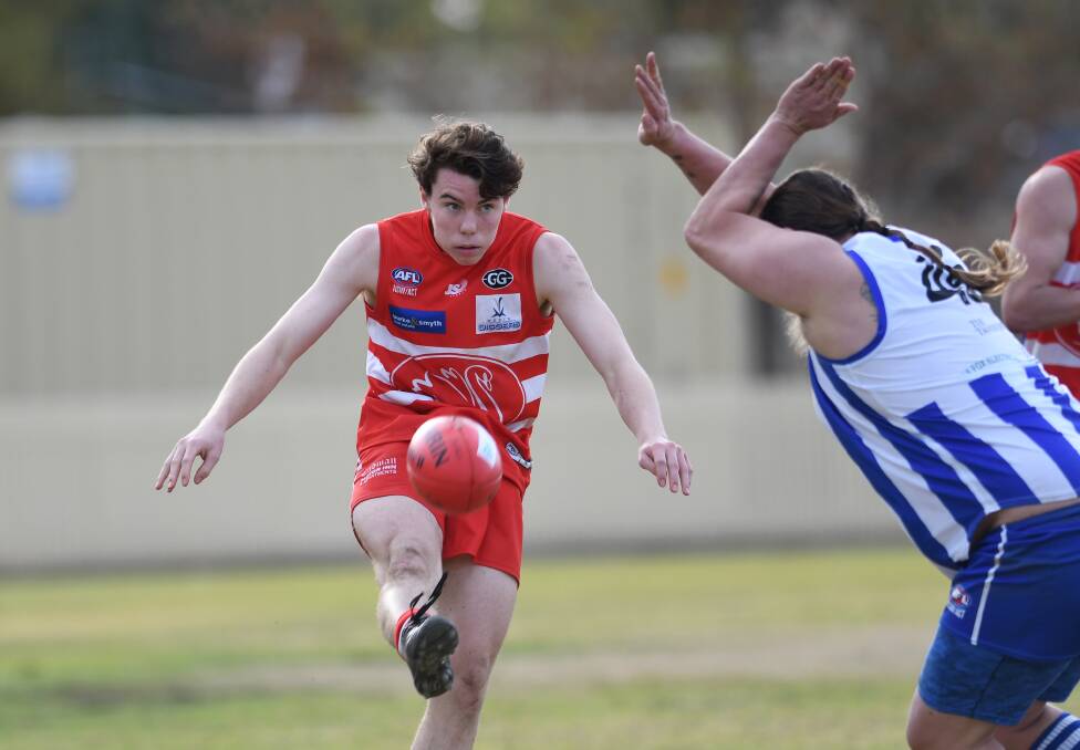Strong performer: Ed George was one of the Tamworth Swan's best in Saturday's win over Narrabri. Photo: Gareth Gardner