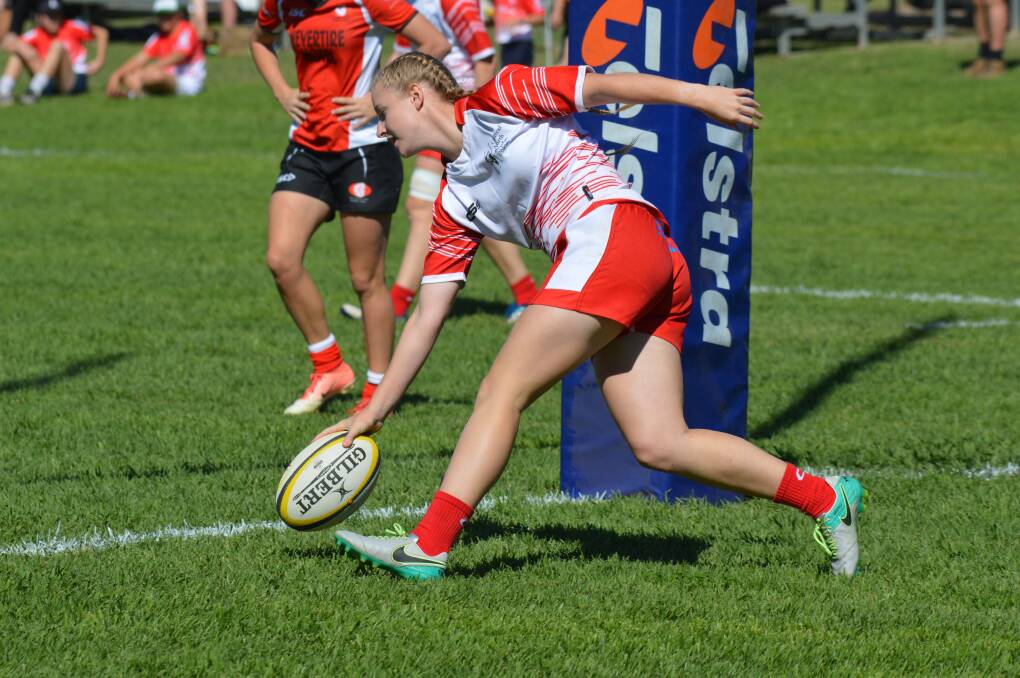 Central North go over for a try on Saturday.