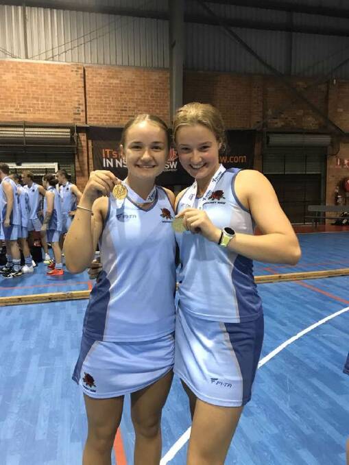 Dynamic Duo: Meg Lye and Lily Neilson have been selected in the Australian under-18s indoor squad.