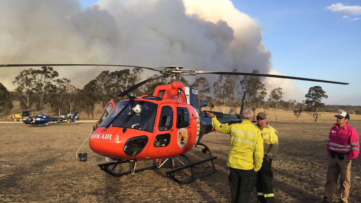 Fire control and drought relief at Ebor Parks Air Base 1