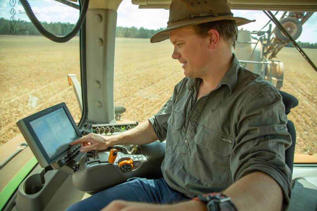 Young Farmer, Jarrod Amery from Forbes, NSW. 