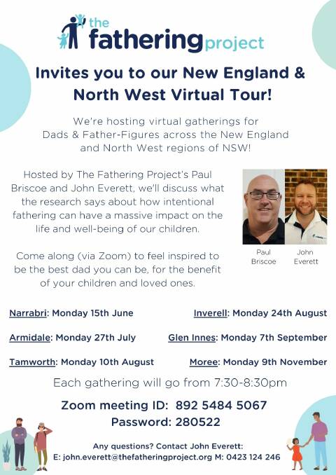 The Virtual Tour will be open for Armidale fathers tonight.