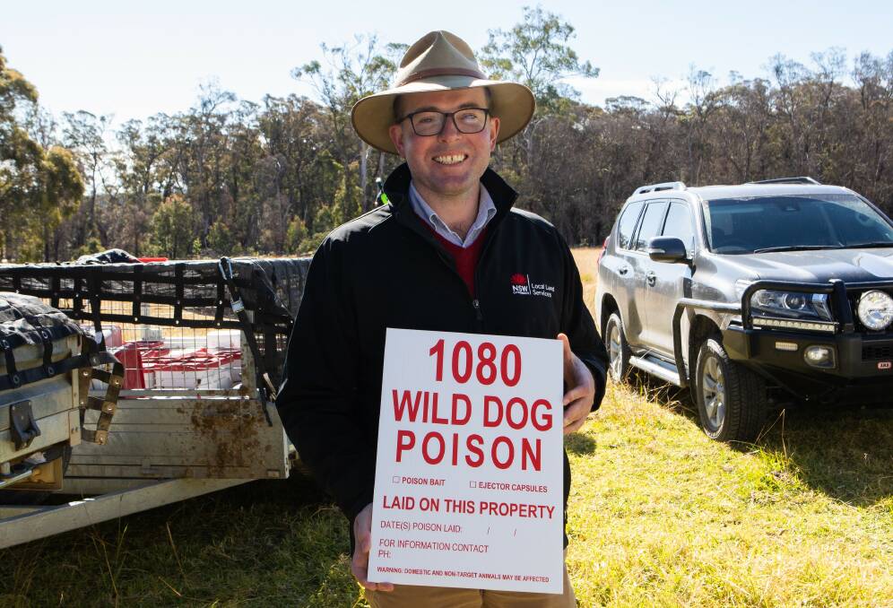 Minister for Agriculture and Northern Tablelands MP Adam Marshall is encouraging landholders to sign up for the spring wild dog control program.