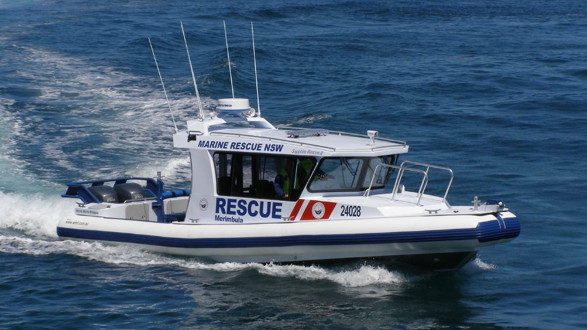 Marine Rescue NSW is responding to reports a boat has overturned on Saturday, March 24, on the Moruya bar. FILE PICTURE.