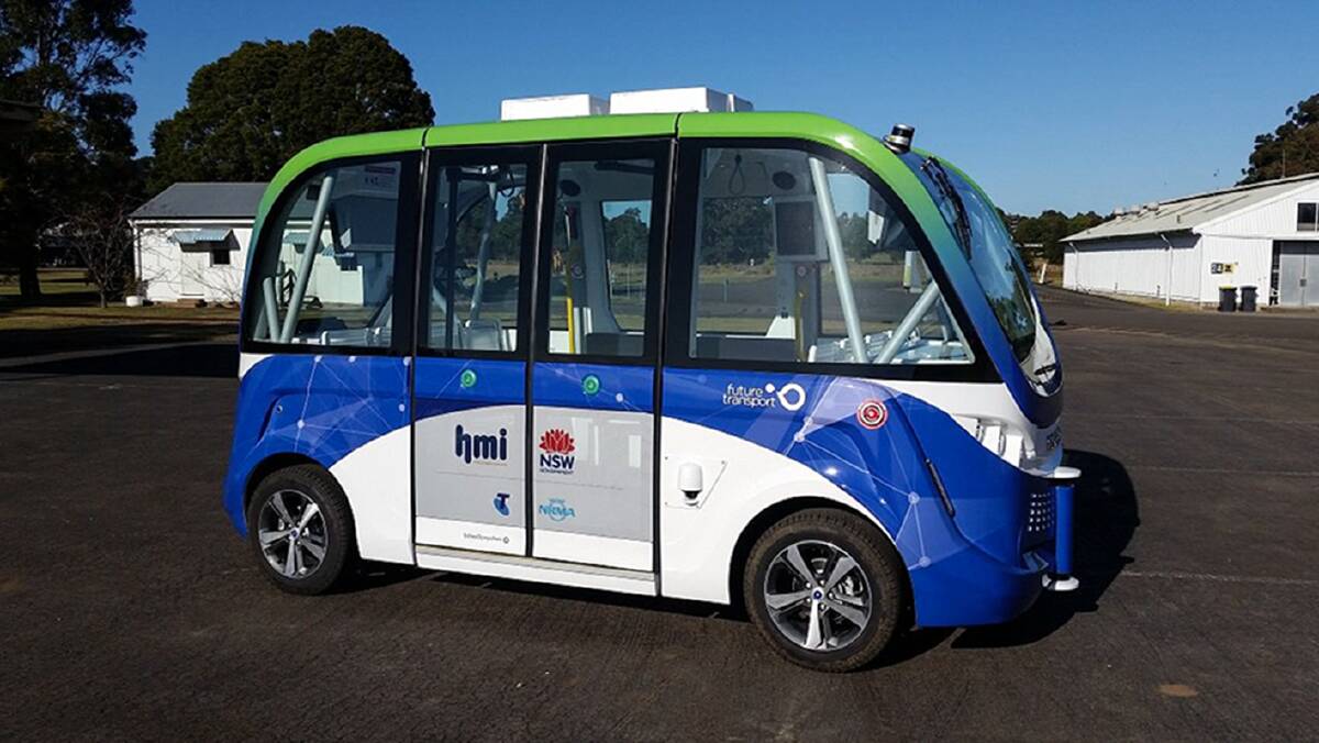 The region’s first driverless shuttle will be in trial at UNE by the end of the year