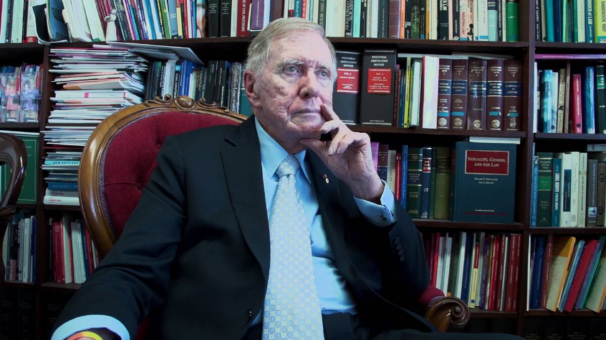 THOUGHTFUL: A pensive Michael Kirby.