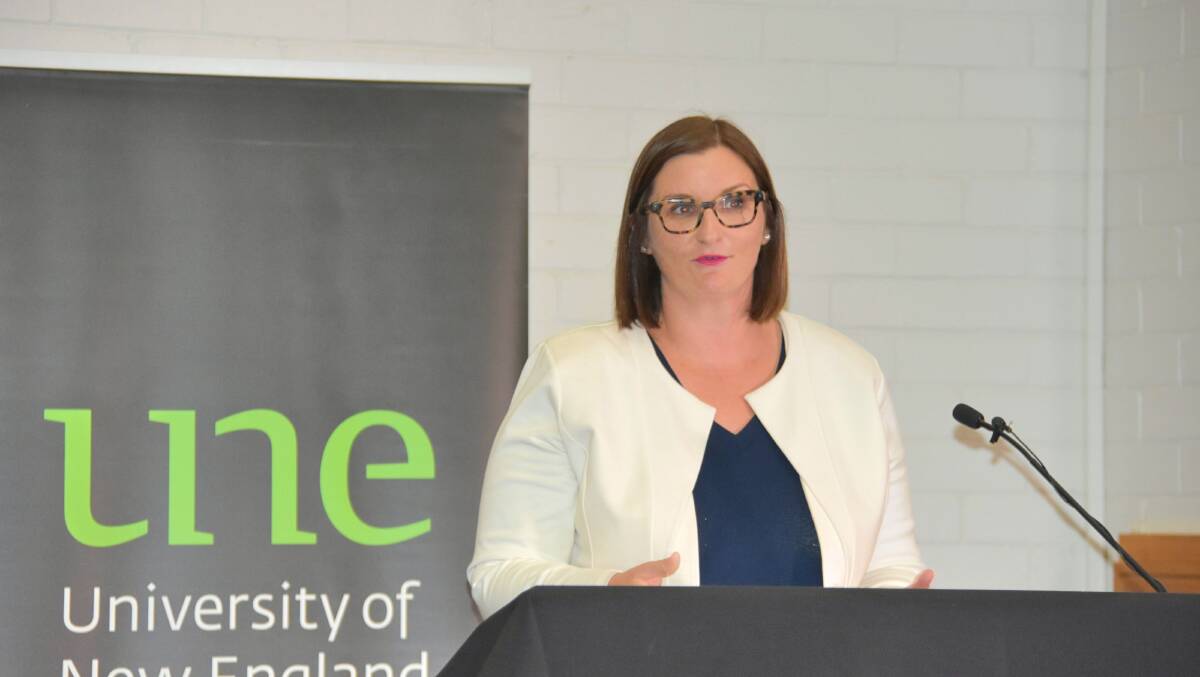 MIND ON THE FUTURE: The Hon. Sarah Mitchell MLC, Minister for Education, believes that critical thinking is the answer to fake news. Photo: Nicholas Fuller