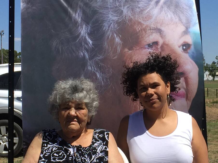 GENERATIONS: Elder Pat Cohen and her granddaughter, artist Gabi Briggs. Photo: Nicholas Fuller