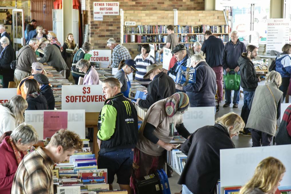 THE MERRY MONTH OF MAY: Rotary Central's book fair earlier this year raised $65,000. Photo: David Gee