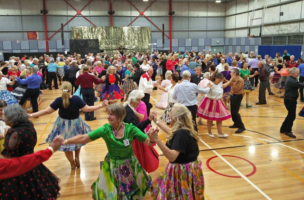 WHIRLING: Armidale will be the place for square dancers like these this weekend. Photo supplied.