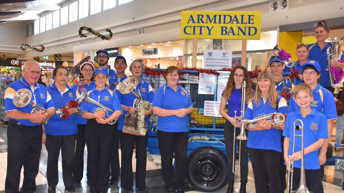 Armidale City Band performing and fundraising at Centro this month