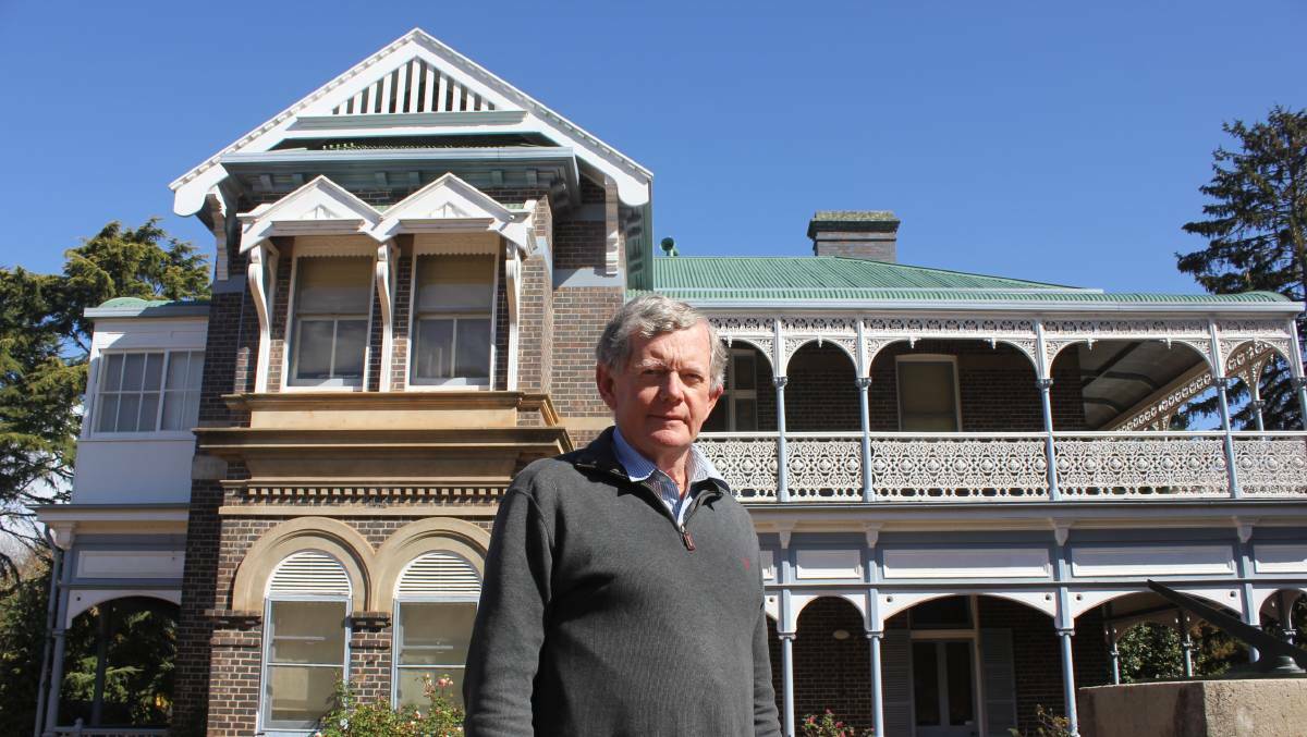 WATER WOES: Saumarez Homestead property manager Les Davis says the grounds desperately need water. "This is the worst drought I can remember; we haven't had any water for the gardens."