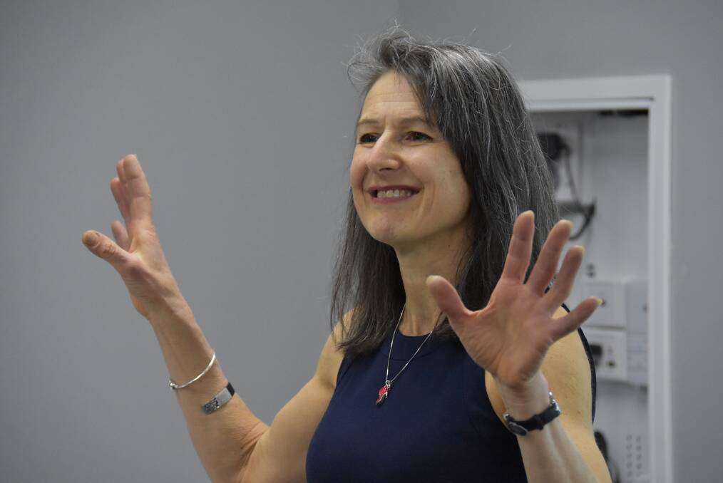 BRAIN AUTHORITY: "Mental decline with age is not inevitable; it's more a self-fulfilling prophecy," medical writer Dr Helena Popovic told Armidale audiences on Tuesday. Photo: Nicholas Fuller
