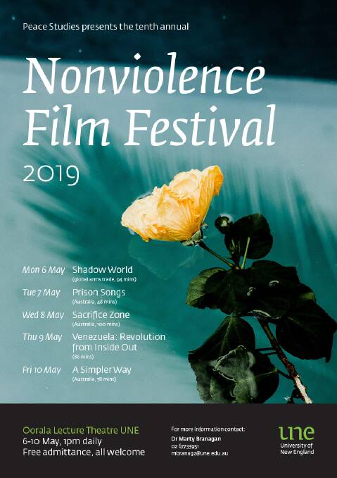Nonviolent Film Festival at UNE next week