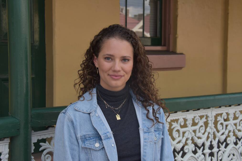 FROM ARMIDALE TO ACTING: Maleeka Gasbarri has appeared in "Neighbours", and just wrapped up filming on WA's biggest TV production. Photo: Nicholas Fuller