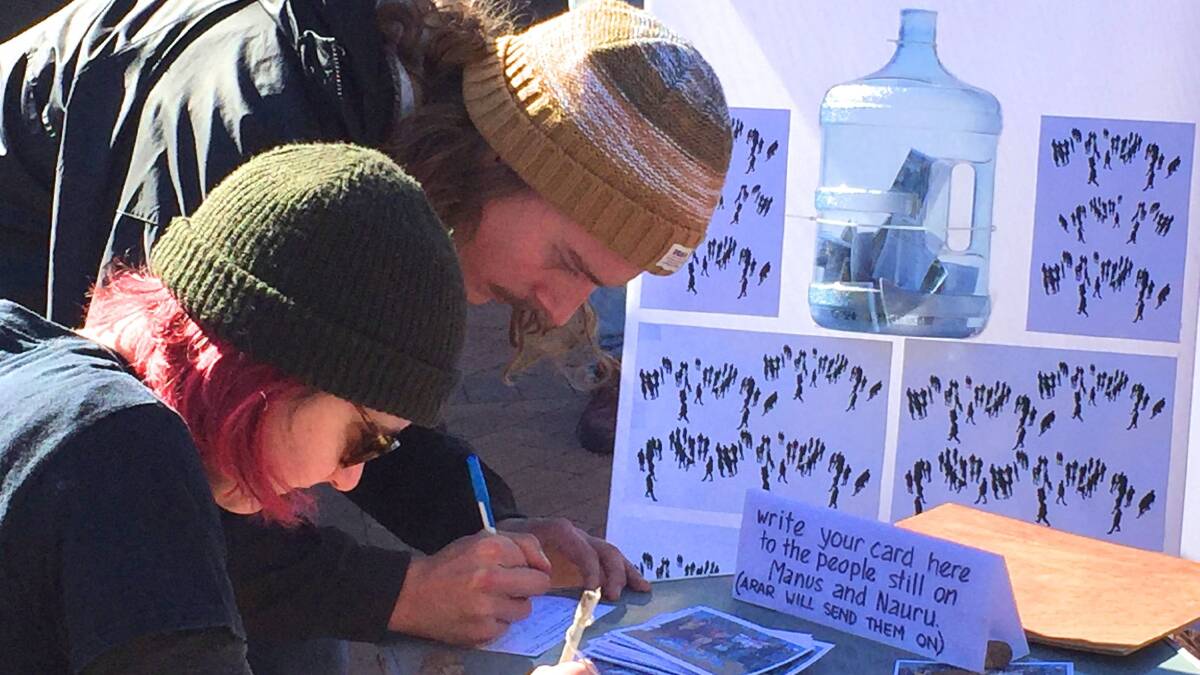 Messages in a bottle: Armidale locals write to prime minister and offshore detainees