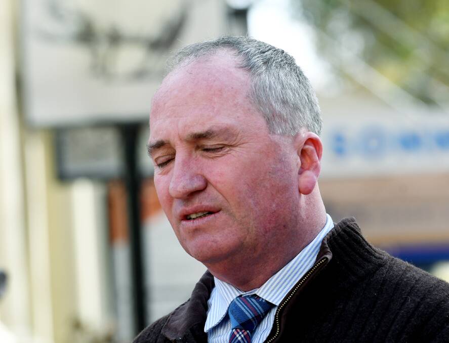 UNREST: It has been reported some Nationals members are not prepared to re-endorse Barnaby Joyce. Photo: Gareth Gardner 130618GGB003