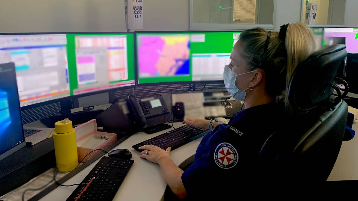 NSW Ambulance's Southern Control Centre at Barrack Heights. Photos: Robert Peet