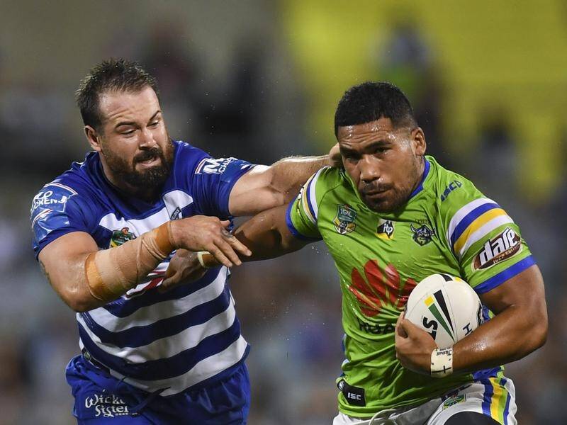 Siliva Havili (r) has reached new heights after being given an opportunity by the Raiders.