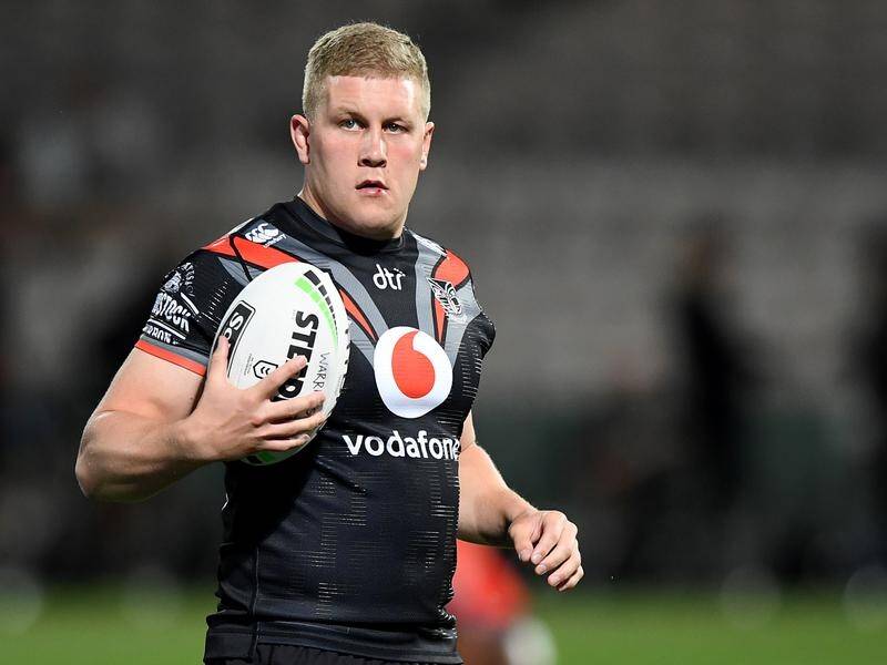 Daniel Alvaro played on loan for the Warriors during the COVID-19 interrupted 2020 NRL season.