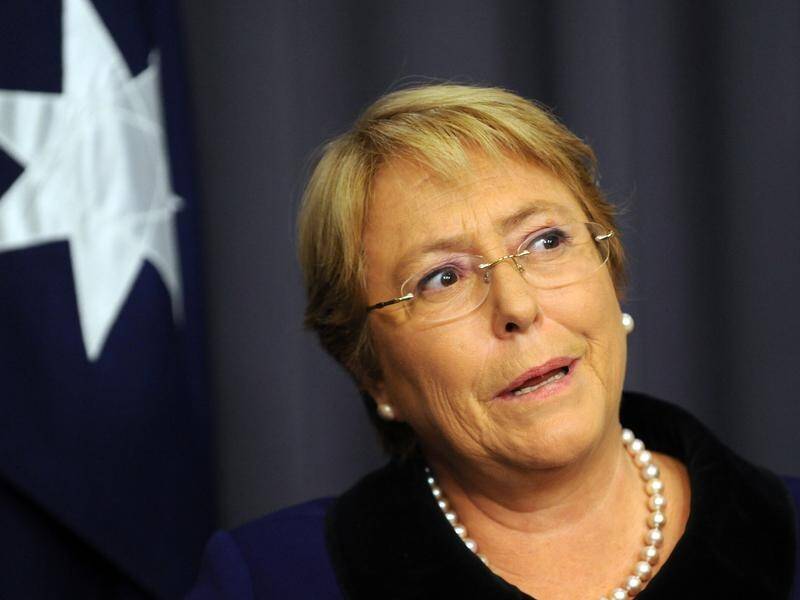 UN High Commissioner for Human Rights Michelle Bachelet says Australia must consider refugees.