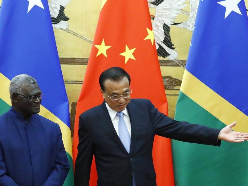 Beijing says a security pact between China and the Solomon Islands has been formally signed.