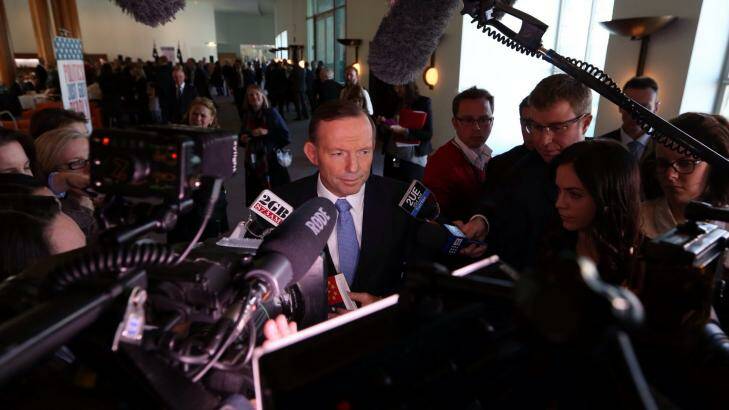 Abbott insists the Coalition takes its commitments seriously. Photo: Andrew Meares
