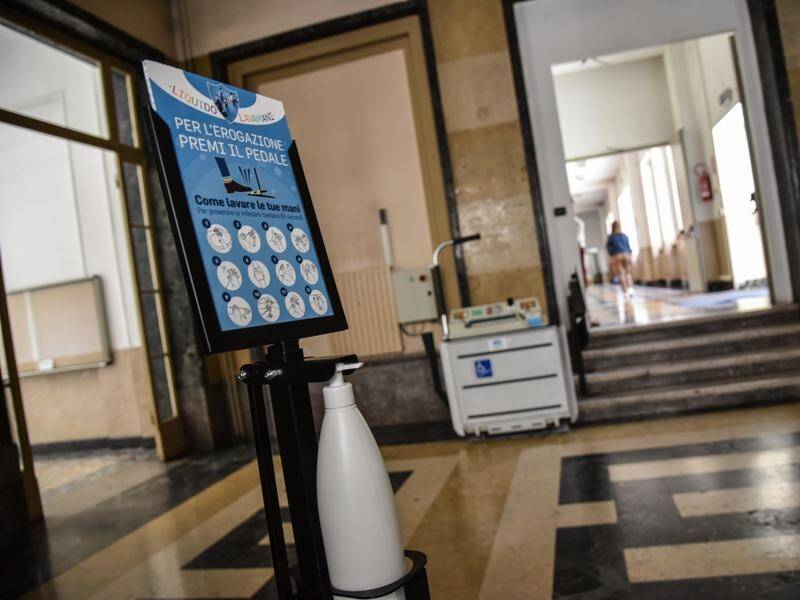Italy has the eighth highest global tally of coronavirus cases, health officials say.
