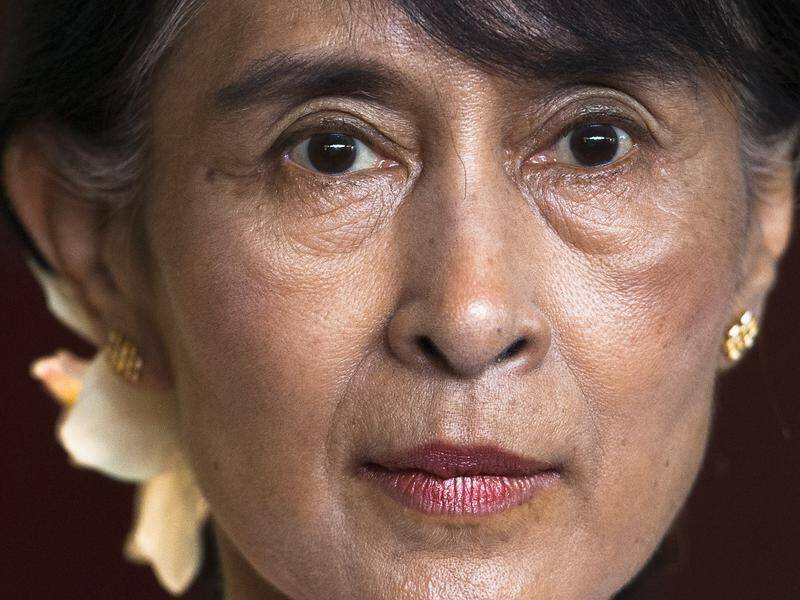 An Australian economic advisor to Myanmar's Aung San Suu Kyi says he is being detained.