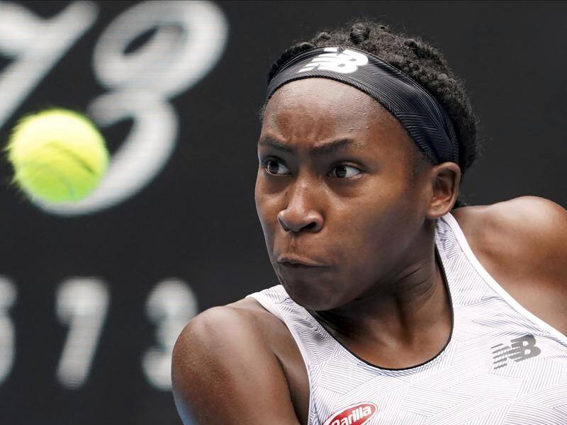 Coco Gauff scored another stirring victory to move through to the Australian Open third round.