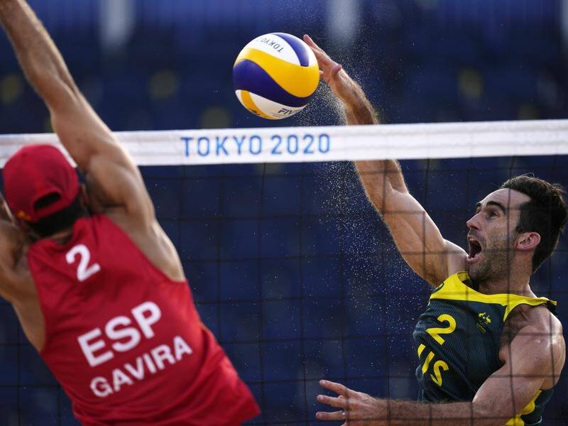 Australia's Chris McHugh and Damien Schumann have finished without a Tokyo beach volleyball win.