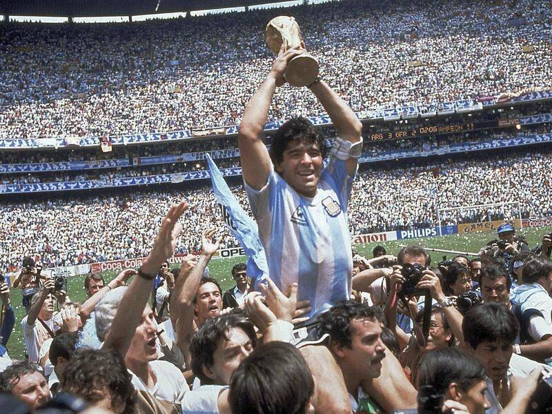 Maradona led Argentina to glory, and now the jersey from his first World Cup match is up for auction