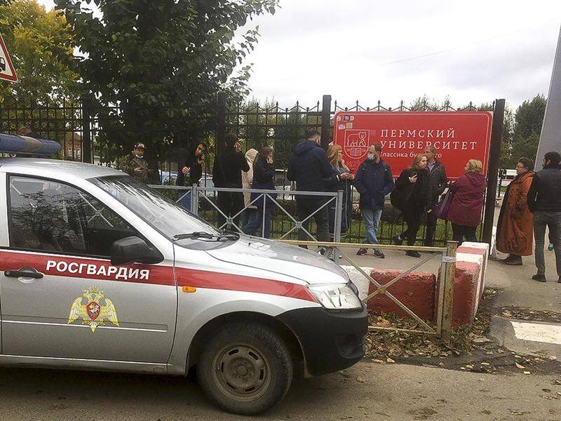A shooting at a Russian university has left at least six people dead.
