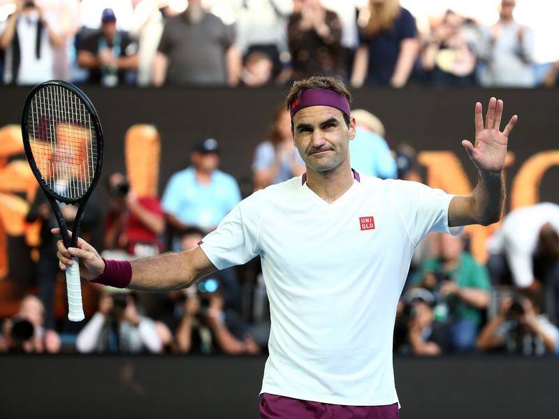 Roger Federer has survived seven match points to reach a 15th Australian Open semi-final.