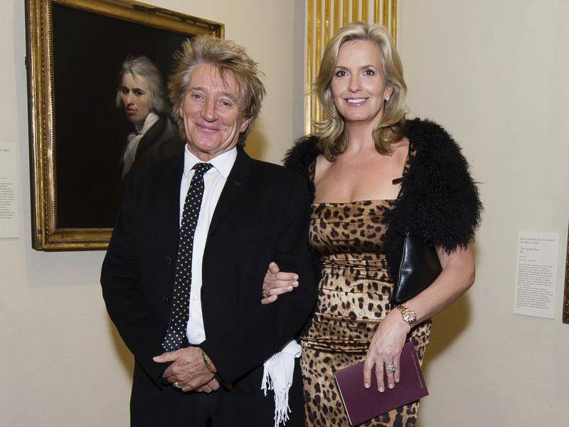 Penny Lancaster has cried while discussing her husband Sir Rod Stewart's cancer ordeal.