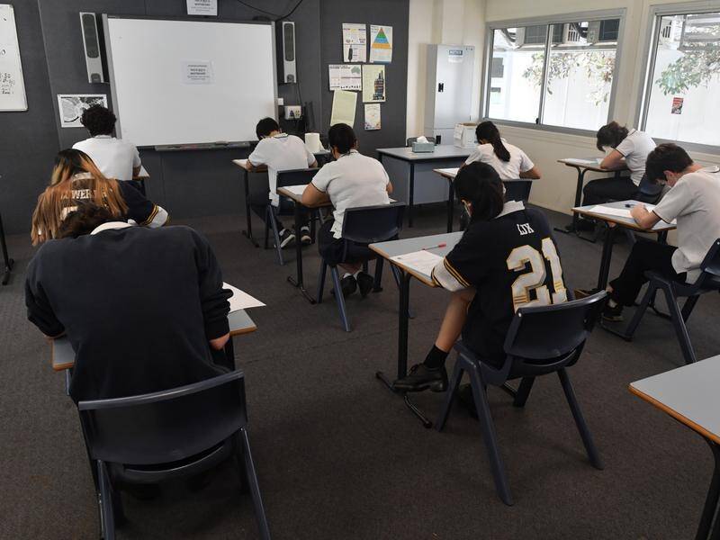 More than 50,000 year 12 students across NSW are set to access their end-of-year results. (Mick Tsikas/AAP PHOTOS)