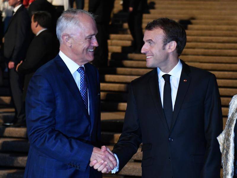 Prime Minister Malcolm Turnbull will be having talks with visiting French President Emmanuel Macron.