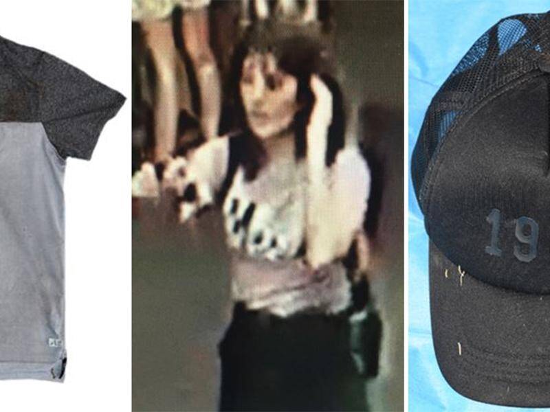 A baseball cap and t-shirt found at the scene are believed to belong to the killer.