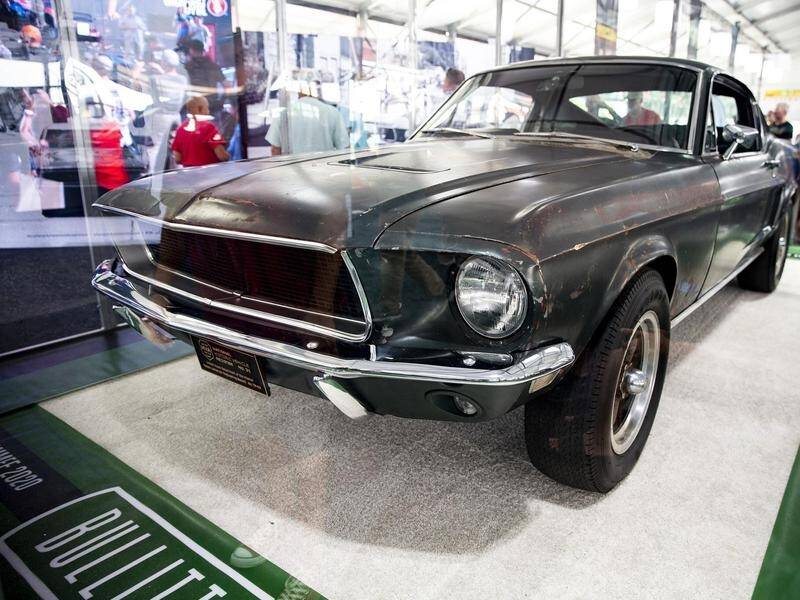 The 1968 Ford Mustang GT used in the famous car chase in the movie Bullitt has sold for $US 3.4 m.