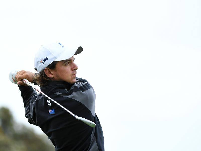 David Micheluzzi carded successive eight under rounds at the Australian amateur golf championships.