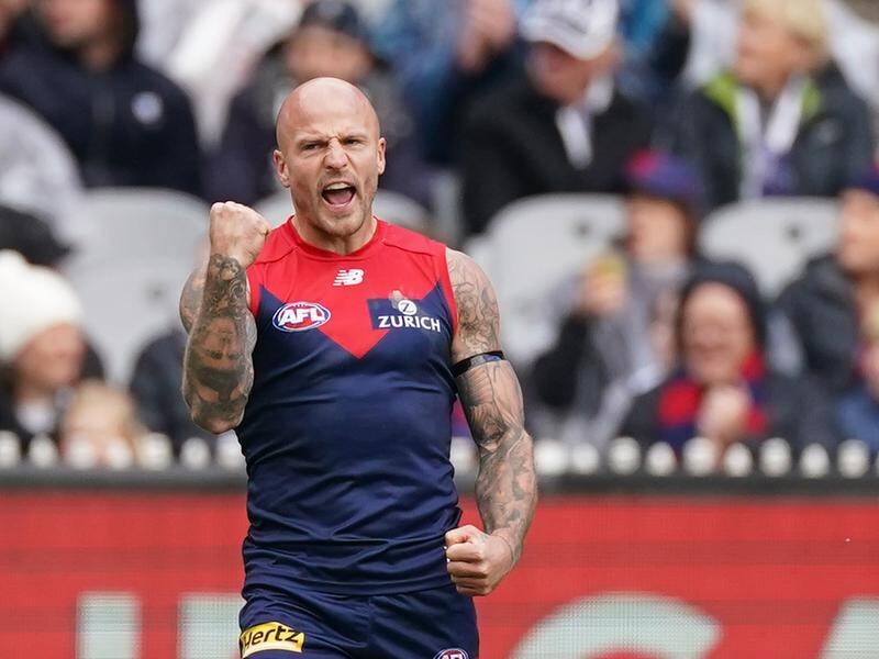 Nathan Jones is counting down to game 300 in the AFL with an AFL flag his focus at Melbourne.