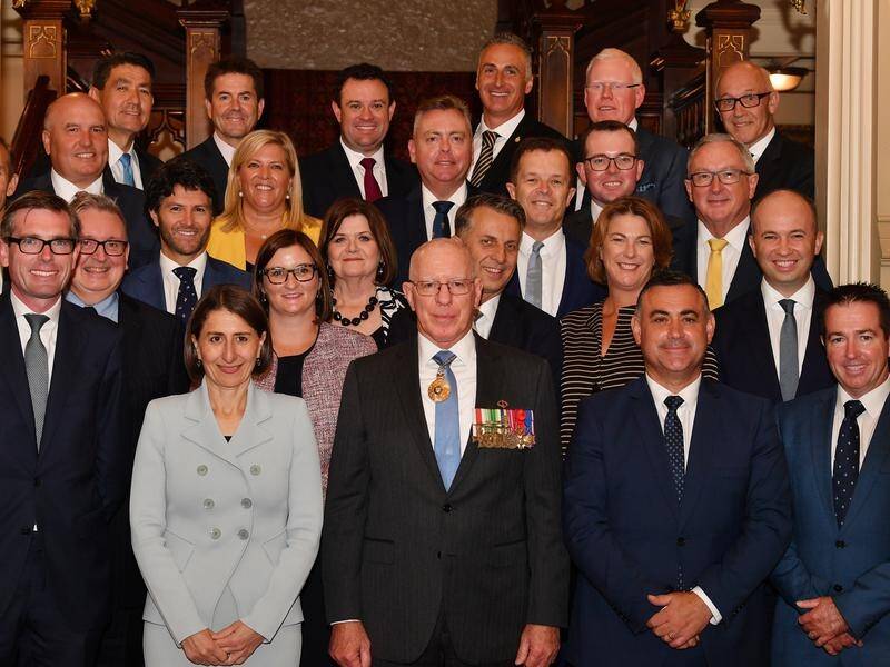 NSW Premier Gladys Berejiklian's new ministry has been sworn in by state Governor David Hurley.
