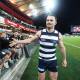 Geelong veteran Patrick Dangerfield will bring up his 300th AFL game when the Cats play West Coast. (Jason O'BRIEN/AAP PHOTOS)