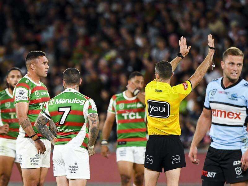 Jaydn Su'A was put on report against Cronulla, leaving a question mark on his Origin availability.